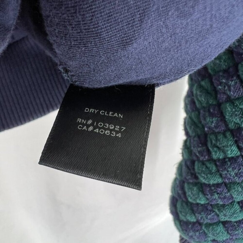 Marc by Marc Jacobs quilted argyle bomber jacket blue green puffy cropped S READ - Picture 6 of 9